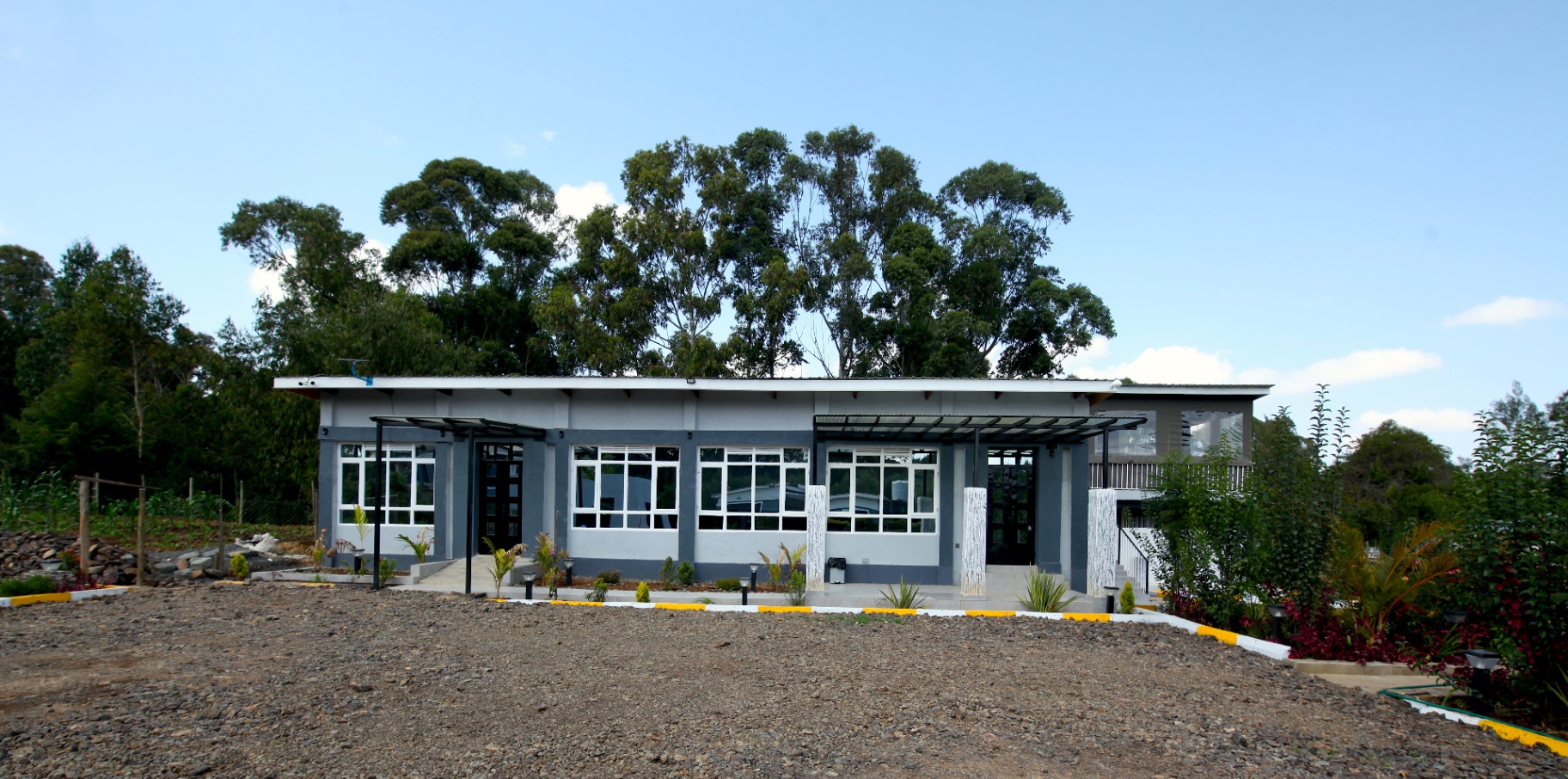 Conference hall exterior